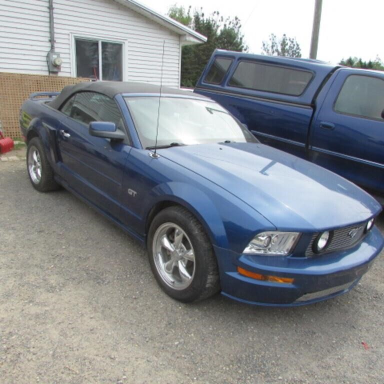 2007 FORD MUSTANG GT CONVERTIBLE, 4.6 L, 184,000K,