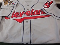 MARK CLARK WORLD SERIES CLEVELAND INDIANS JERSEY