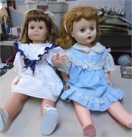 2 Vintage 24" Dolls