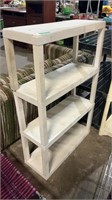 Plastic shelf unit