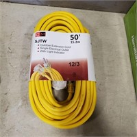 Unused 50' Heavy Duty Extension Cord 12/3