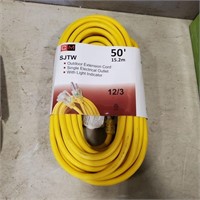 Unused 50' Heavy Duty Extension Cord 12/3