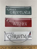 Metal Christmas decorations