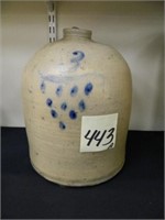 3 Gal. Salt Glaze Decorated Jug