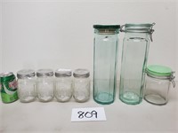 Assorted Glass Food Storage Jars (No Ship)
