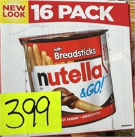 nutella & go with breadsticks