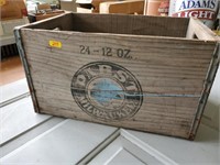 Pabst Milwaukee Beer Wooden Crate