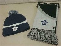 Toronto Maple Leafs Adult Hat & Scarf Set