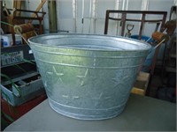 Wood handled bucket