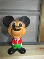 1975 Vintage 6" Mickey Mouse Talking Doll-Pull