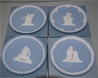 Four Wedgwood Jasperware collectors plates