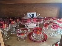King & Crown Glassware - Goblets, Glasses, Dishes