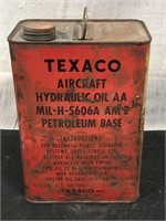 Texaco Hydraulic Oil AA can (empty)