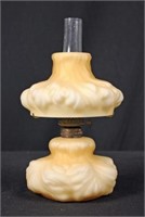 Fenton Satin Miniature Lamp Made For L.G. Wright
