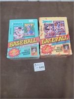 2 Unopened Baseball cards 1991 big boxes