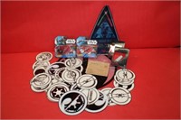 Star Wars Lot, Christmas & decals & figures