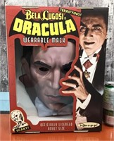 Bela Lugosi Dracula wearable mask - new