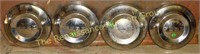 4 1952-1954 Ford Dog Dish Hubcaps