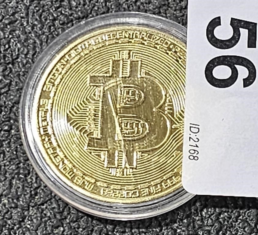 BIT Coin 24k Gold Plated 2013