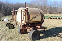 Approx. 550 Gallon Pin Hitch Sprayer, Approx. 35’