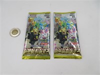 2 booster pack Pokemon coréens Eevee Heroes