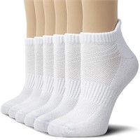 O737  NevEND 6 Pairs Athletic Ankle Socks