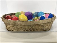 Basket of Easter eggs
