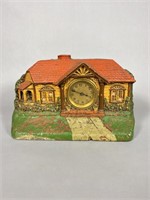 Lux Pressed Wood Bungalow Clock