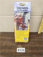 2 way lockable gate latch - new