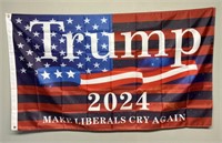 Trump 2024 Make Liberals Cry Again 5' x 3' Flag