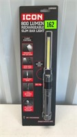 Icon 800L rechargeable slim bar light