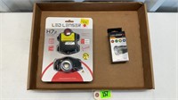 LED Lenser headlamp and filter set