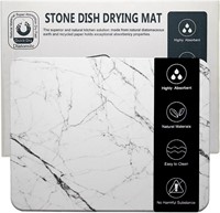 17.8"x13.8" Large Stone Dish Drying Mat