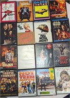 16 PREOWNED MOVIES DVD's,STOCK#324