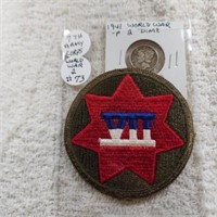 World War 2 Miltary Patch 7th Army Corps & 1941P