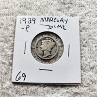 1929P Mercury Dime
