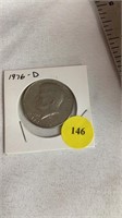 1976 D Kennedy half dollar