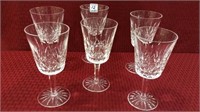 Set of 6 Waterford Goblets-Approx. 7 Inches Tall