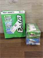 18 pack extra gum & 2-15 pack trident gum