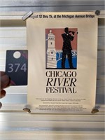 Chicago River Festival Poster 26"x18"