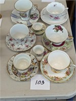 Porcelain Cups & Saucers