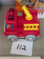 Plastic Firetruck Toy
