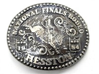 1984 Hesston National Finals Rodeo Belt Buckle