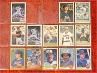 Lot of 13 Topps & Donruss Baseball Cards
