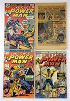 (4) LUKE CAGE, POWER MAN COMIC BOOKS