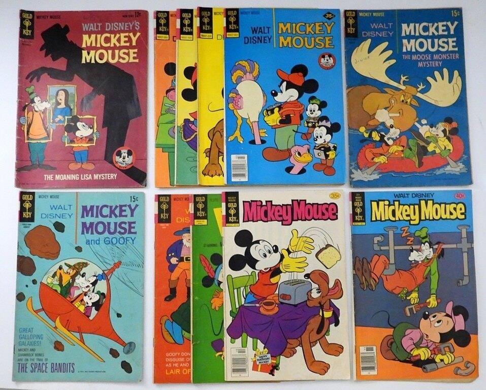 (11) GOLD KEY WALT DISNEY COMIC BOOKS