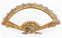Antique / Vintage Brass Vanity  Mirror
