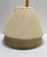 3 Pleated Lamp Shades 12.5 in Tall  (has some