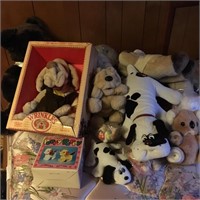 Stuffed Mack Bull Dog & Other Stuffed Animals
