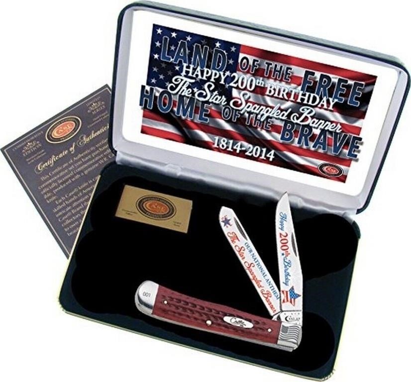 Case XX Star Spangled 200th Bday Trapper Knife